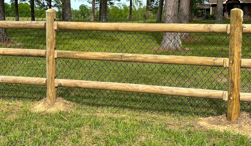 Langfence Rustic Post & Rail in McEwen, TN